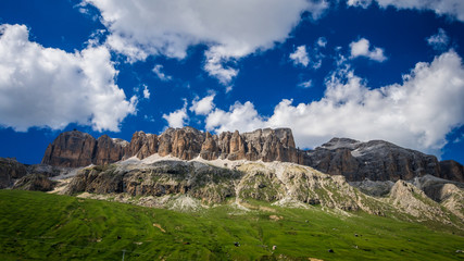 Dolomites mountains, North Italy. Scenic view in Dolomiti, Alto Adige, South Tyrol