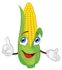 cute corn character cartoon