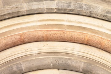 Marble architecture details and background (Marche, Italy, Europe)