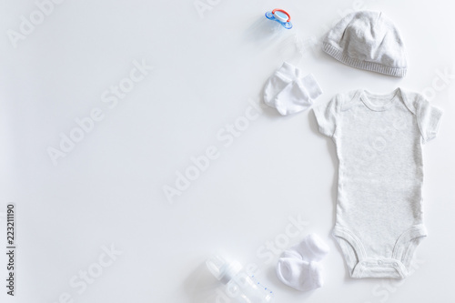 Its A Boy Or Girl Baby Background Unisex Neutral Theme With Baby