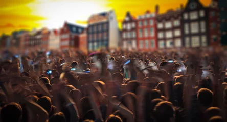 Zelfklevend Fotobehang concert in Amsterdam. © Aliaksei