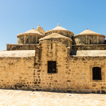 Ancient orthodox Christian church in the city of Paphos, Cyprus.