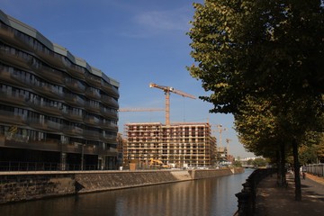 Europacity Berlin  Ein neues Stadtquartier wächst am Berlin-Spandauer-Schifffahrtskanal (September 2018) © holger.l.berlin