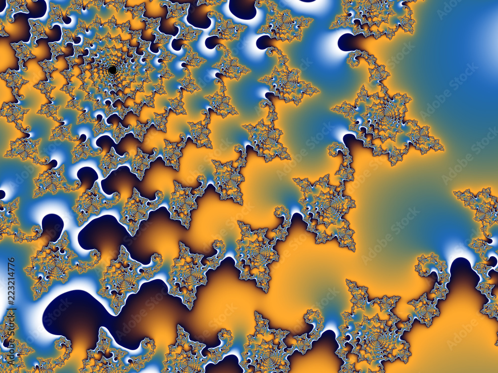 Poster digital artwork. beautiful abstract patterns. the theme of nature and the macrocosm. mosses and lich
