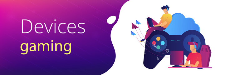 Cloud gaming header banner. © Visual Generation