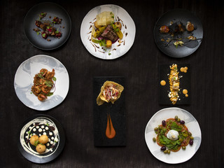 collage de comida en otra posición 