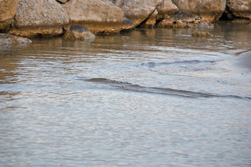 sea water along the coast