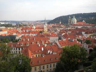 Fototapeta na wymiar Paisaje ciudad Praga