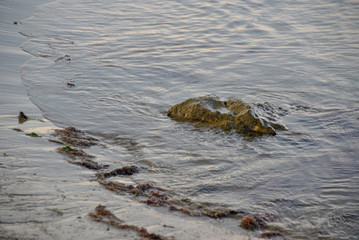sea water along the coast