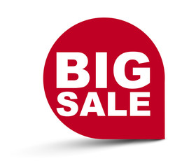 red vector banner big sale