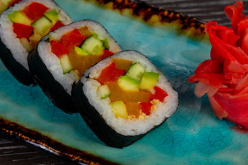 Appetizing yasai roll
