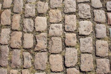 background, cobblestone cobblestone road