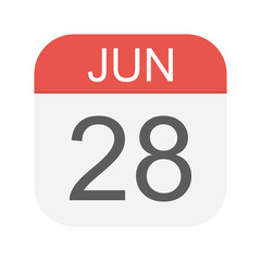 June 28 - Calendar Icon