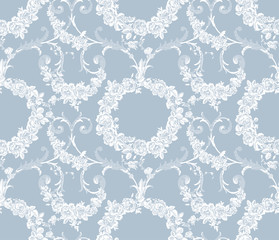 floral lace seamless pattern