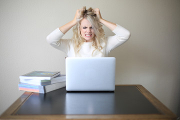 Woman using technology
