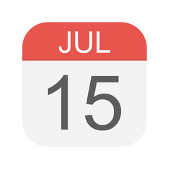 July 15 - Calendar Icon