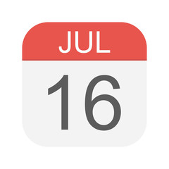 July 16 - Calendar Icon