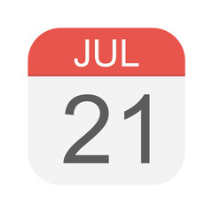July 21 - Calendar Icon