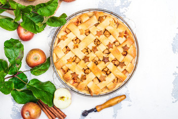 Ingredients for apple pie