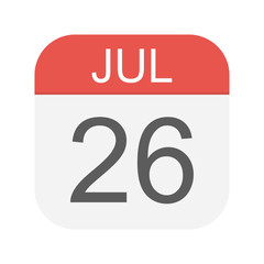 July 26 - Calendar Icon