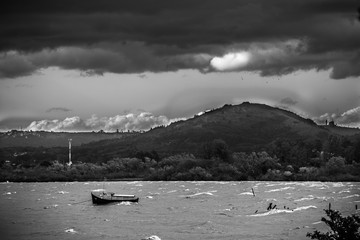 Boat in Storm