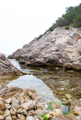 Breathtaking landscapes along Costa Brava in Catalonia Spain