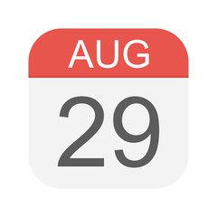 August 29 - Calendar Icon