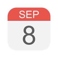 September 8 - Calendar Icon