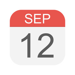 September 12 - Calendar Icon