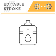 Hydration bladder line icon
