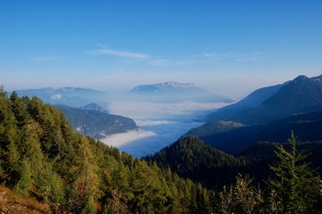 alpen mountain morning