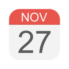 November 27 - Calendar Icon