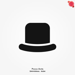 Hat vector icon, can be used in logo, UI and web design