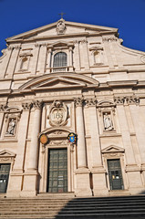 Fototapeta na wymiar Roma, la chiesa del Gesù