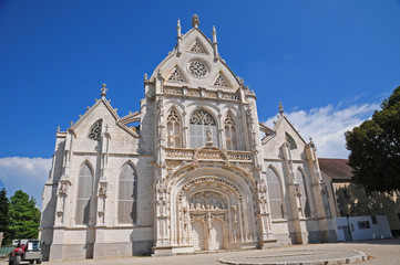 Fototapeta na wymiar Monastero Reale di Brou - Monastère royal de Brou à Bourg-en-Bresse, Francia