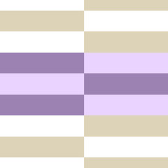 Retro pastel violet Horizontal Stripes