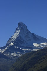 Matterhorn in den schweizer Alpen