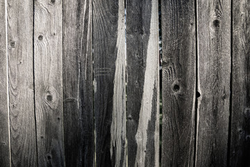 Aged fence boards outdoors