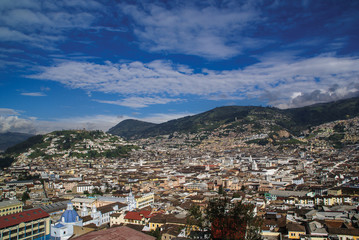 Fototapeta na wymiar Quito, Patrimonio Cultural de la Humanidad