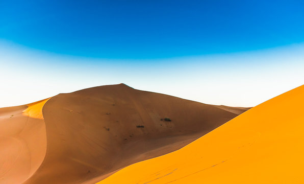 Erg Chigaga dune next tp M'Hamid in Morocco