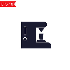 Coffee machine icon