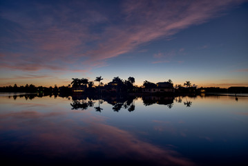 Naples Bay at morning twilight