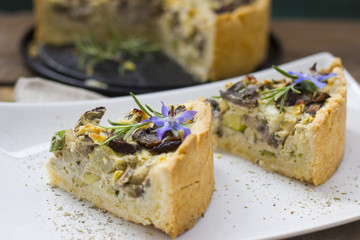 Pilz Quiche
