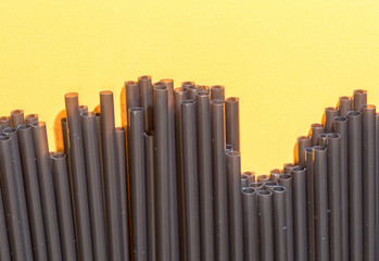 Obraz premium Background plastic tubules