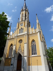Fototapeta na wymiar Johanniskirche in Erbach / Rheingau