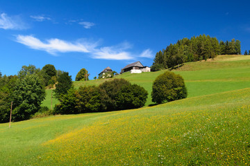 Beautiful landscape in a hiking trail in Austria