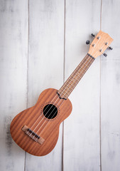 Naklejka premium isolated ukulele guitar