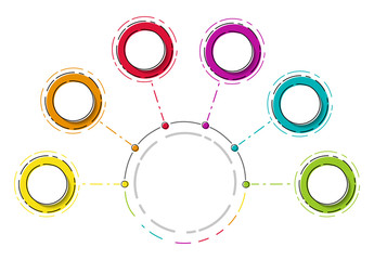 Layout of empty infographic - business concept. Vector.