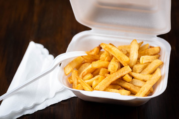 Fast Food - French fries i- still hot