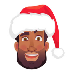 face of African man in hat